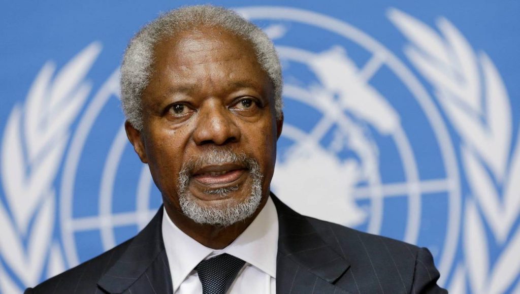 Afrique : L’ancien Secrétaire général de l’ONU , Kofi Annan s’est éteint.