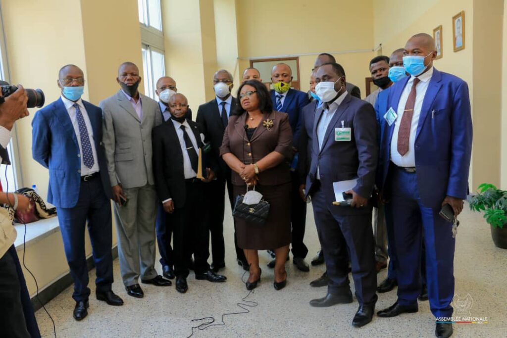 Assemblée Nationale : Jeanine Mabunda a échangé ce lundi avec le caucus des parlementaires du Kasaï autour de la Covid-19