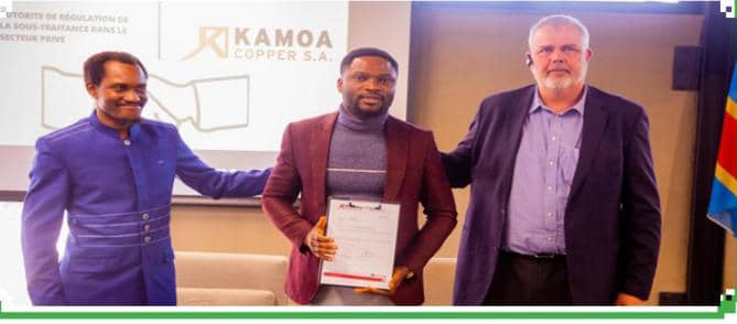 22 entreprises congolaises signent des contrats de 75 millions de dollars avec KAMOA.