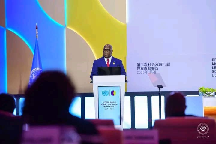 Sommet de Doha : le président Félix Tshisekedi a présenté le plan de développement social de la RDC